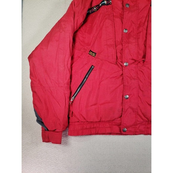 Vintage Alpine Design Jacket Mens Large L Goretex Full Zip Snap Button Softshell - Picture 2 of 16